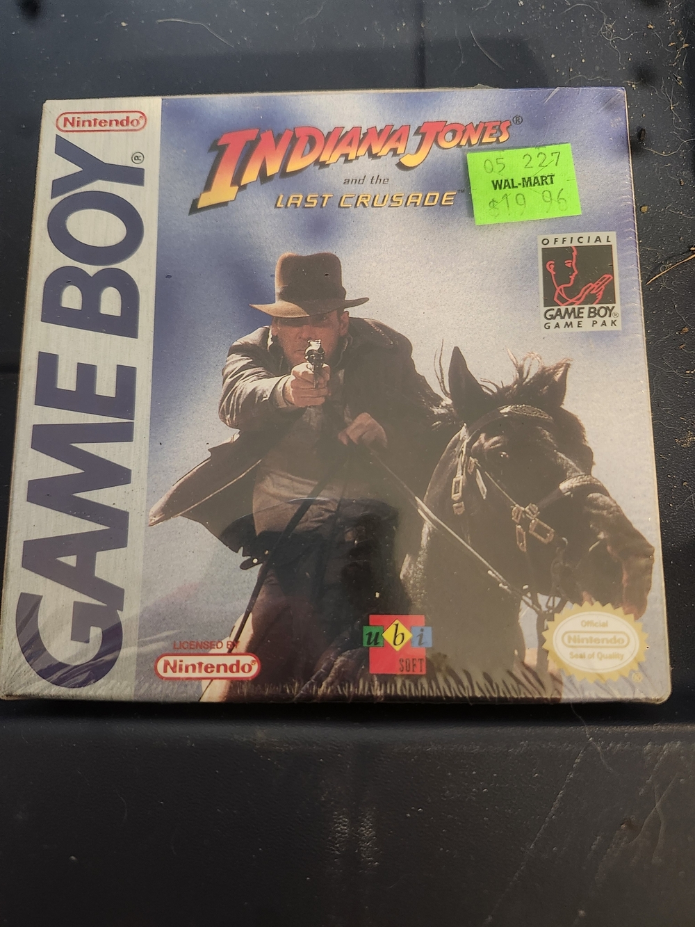 Nintendo Game Boy - Indiana Jones and the Last Crusade (Purple, Black)